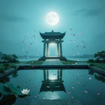 佛前落花