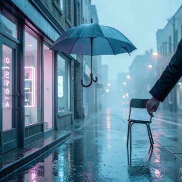 悬在半空的雨