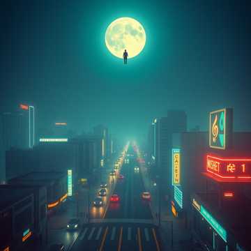 明月没有回答