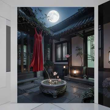 月影照花台