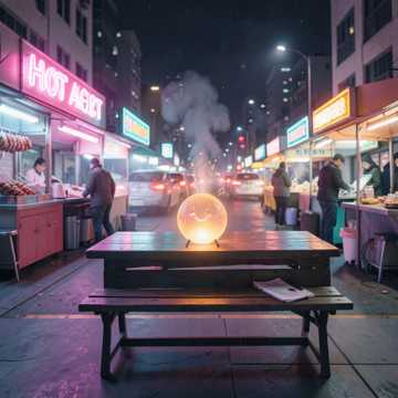 一串烤串和半日闲