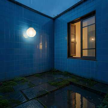 青瓦听雨