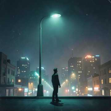深夜的人