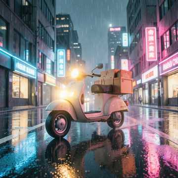 雨路油门