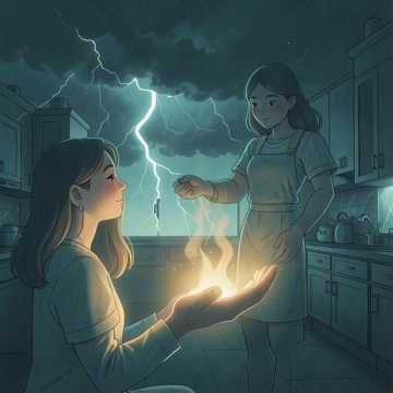 掌心朝上的光