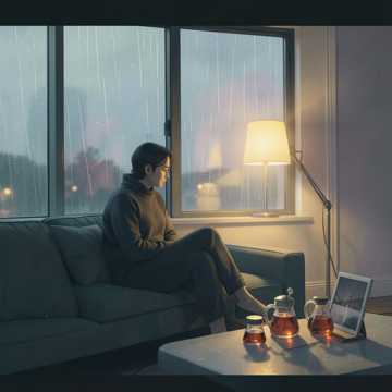 雨声绕住脚步