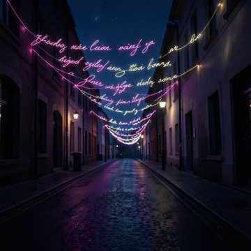 路灯影长