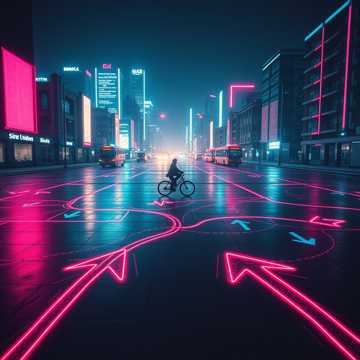 骑行褶皱里的二维地图