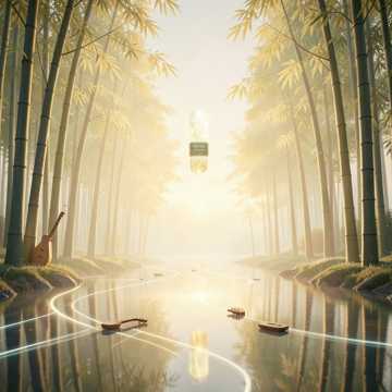 墨痕听雨