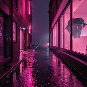 霓虹碎影