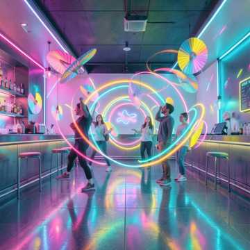 扇子一甩