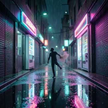 霓虹碎影