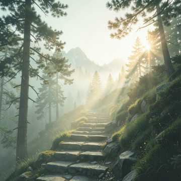 松烟步阶