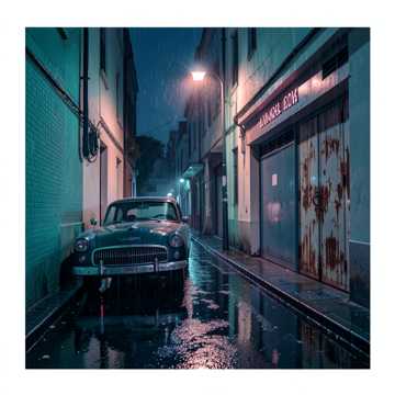 刺槐巷的无声雨