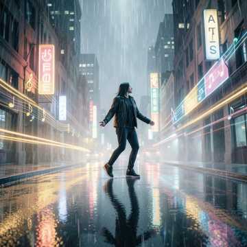 Neon Rain Chaser