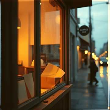 咖啡店未写完的信