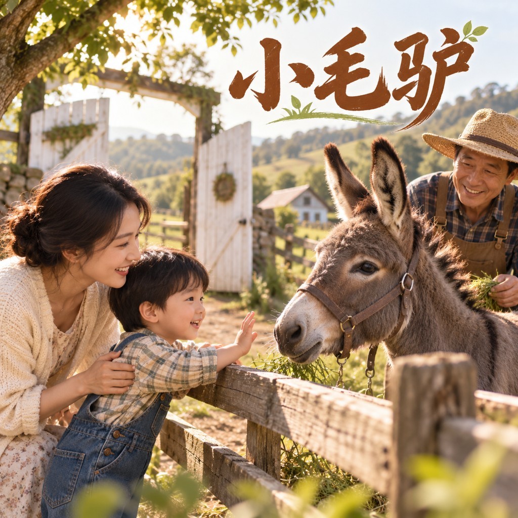 小毛驴山坡