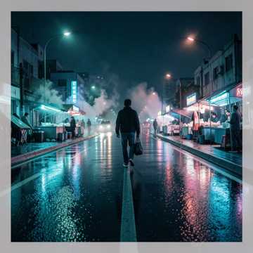 夜色镜头说分手