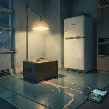 行李忘记关灯