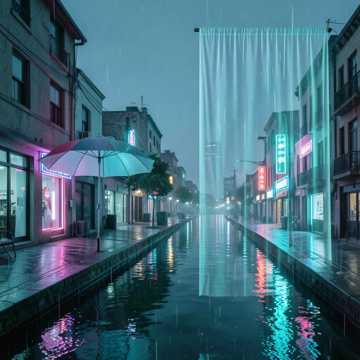 霓虹河岸的另一家