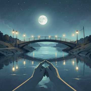 夏河夜浮光