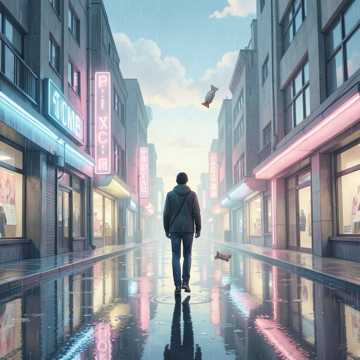 霓虹的光影幻象