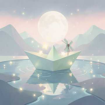 纸船满载星星