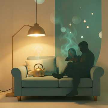 灯火摇汤罐