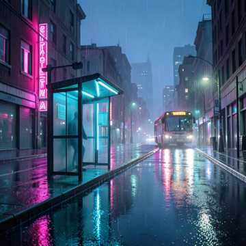 霓虹路的末班车
