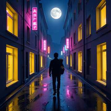暖黄的光