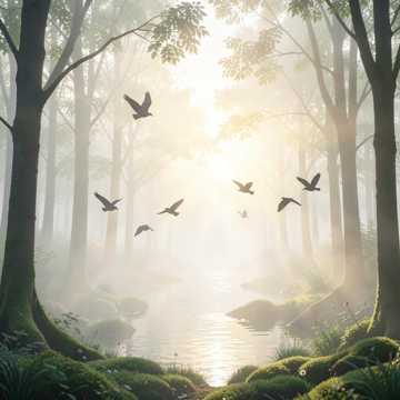 林间晨曲