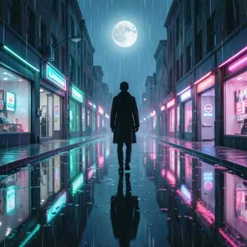 霓虹碎影