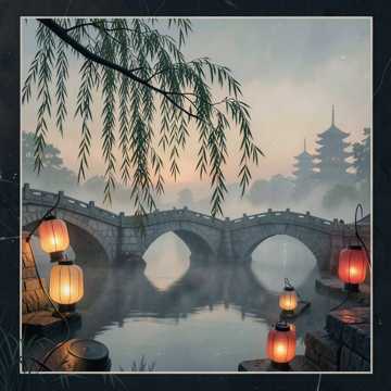 灞桥柳下折枝人