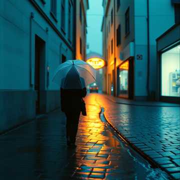 雨幕尽头