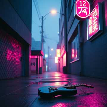 霓虹鱼鳞巷