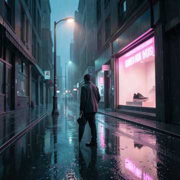 雨碎在空窗