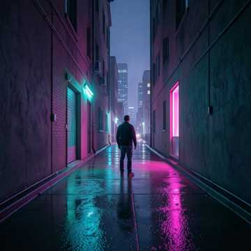 霓虹空巷