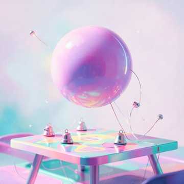 粉紫小球