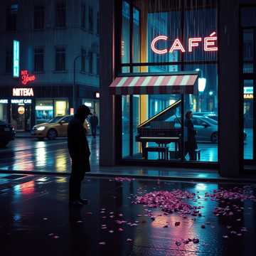 雨滴敲窗旧相簿