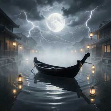 烟雨行舟