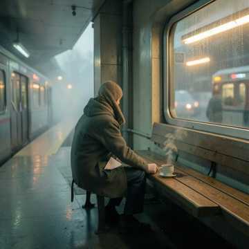 晚安留白