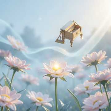 晨露落成光