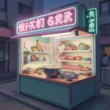 奶白的粥底粤语