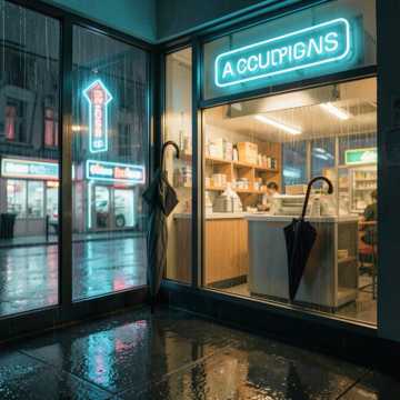 雨季打烊的便利店