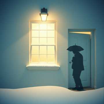 霜月满窗棂