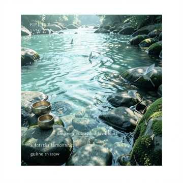 苔石溪流