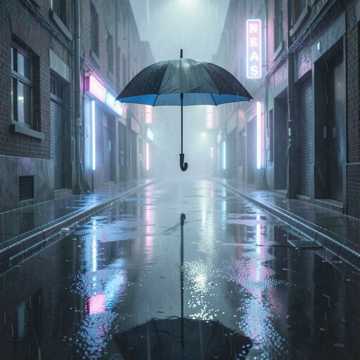 看雨落下