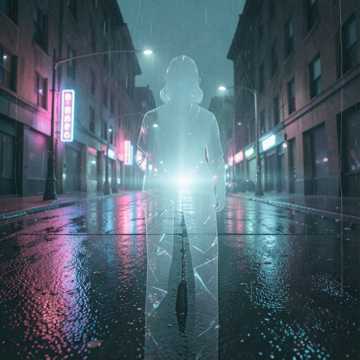 碎镜里的幽径
