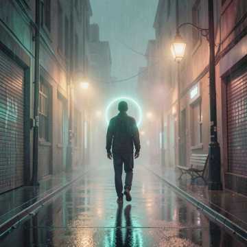 霓虹雨巷