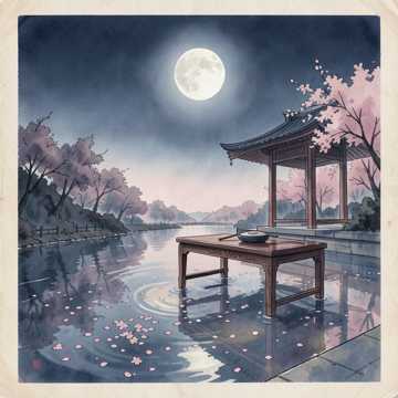 一盏西楼月
